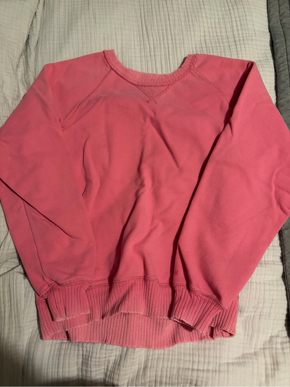 American Eagle Outfitters Coral Pink Crewneck Sweatshirt